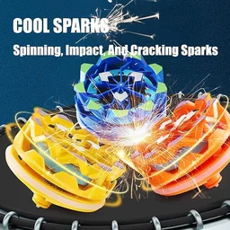 Fireworks Spark Effect Spinning Battle Top – High-Speed Fun for Kids