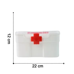 First Aid Box – Portable Medicine Storage with Tray | Organivo