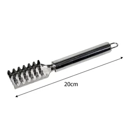 Fish Scale Remover – Sawtooth Stainless Steel Scraper | Quickslice