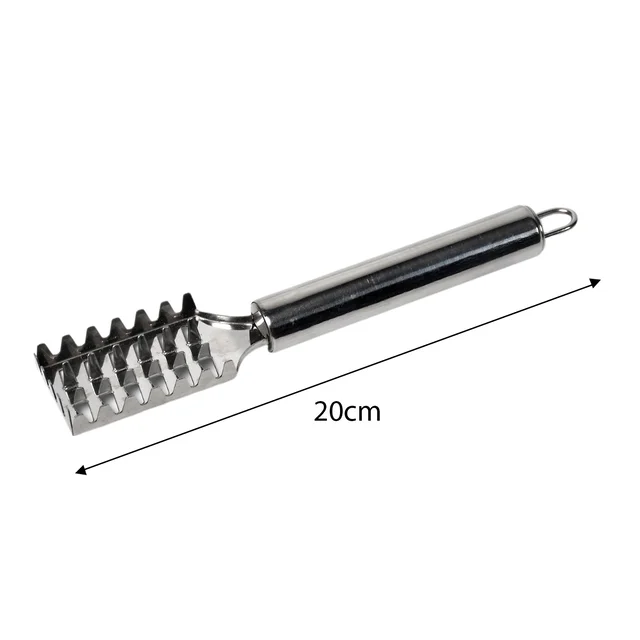 Fish Scale Remover – Sawtooth Stainless Steel Scraper | Quickslice