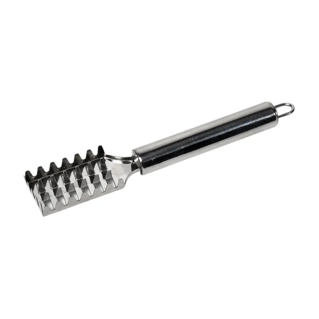 Fish Scale Remover – Sawtooth Stainless Steel Scraper | Quickslice