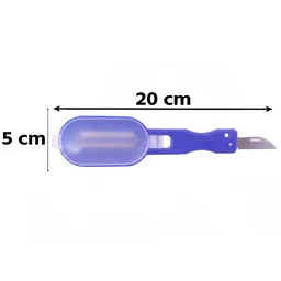 Fish Scaler Scraper with Lid Scale Remover Skin Cleaner for Kitchen (1 Pc)