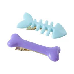 Fishbone Hair Clip Set – Cute & Strong Grip Pack of 4