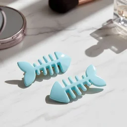 Fishbone Hair Clip Set – Cute & Strong Grip Pack of 4