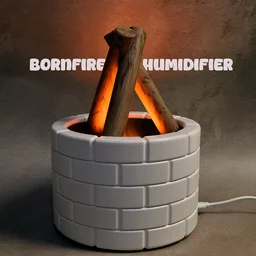 Flame Diffuser – Bonfire Effect Essential Oil Diffuser, 250ml | Airvanta