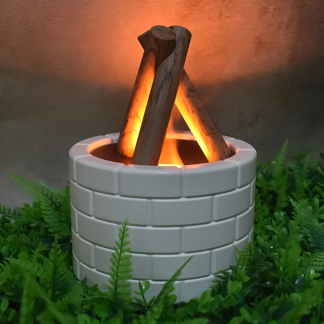 Flame Diffuser – Bonfire Effect Essential Oil Diffuser, 250ml | Airvanta