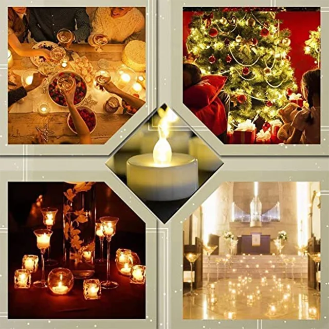 Flameless Floating Candles – Battery Operated Set of 8 | Giftoiza