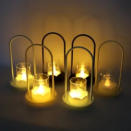 Flameless LED Candles – Elegant Wind Light Style Set of 6