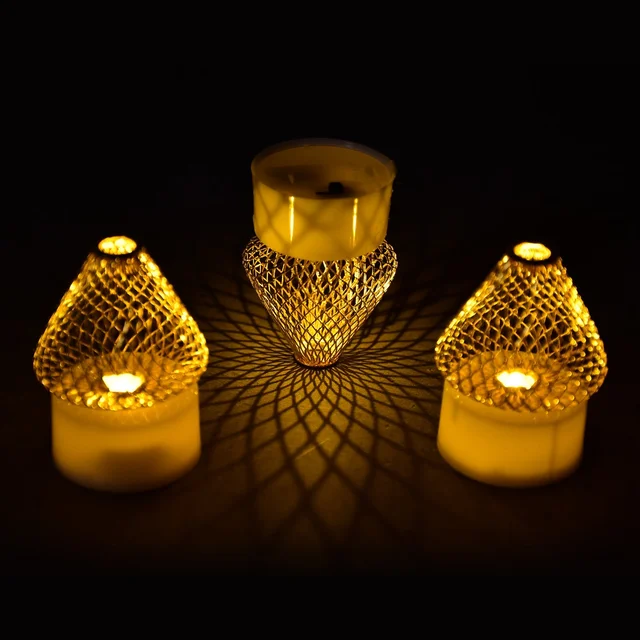 Flameless LED Tea Light Candles 12 Pcs – Safe Home Decor | Styleva