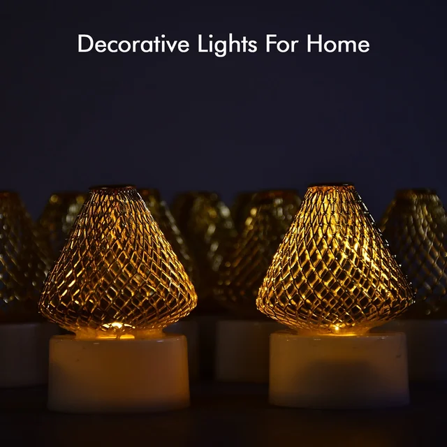 Flameless LED Tea Light Candles 12 Pcs – Safe Home Decor | Styleva