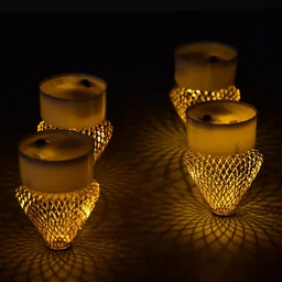 Flameless LED Tea Light Candles 12 Pcs – Safe Home Decor | Styleva