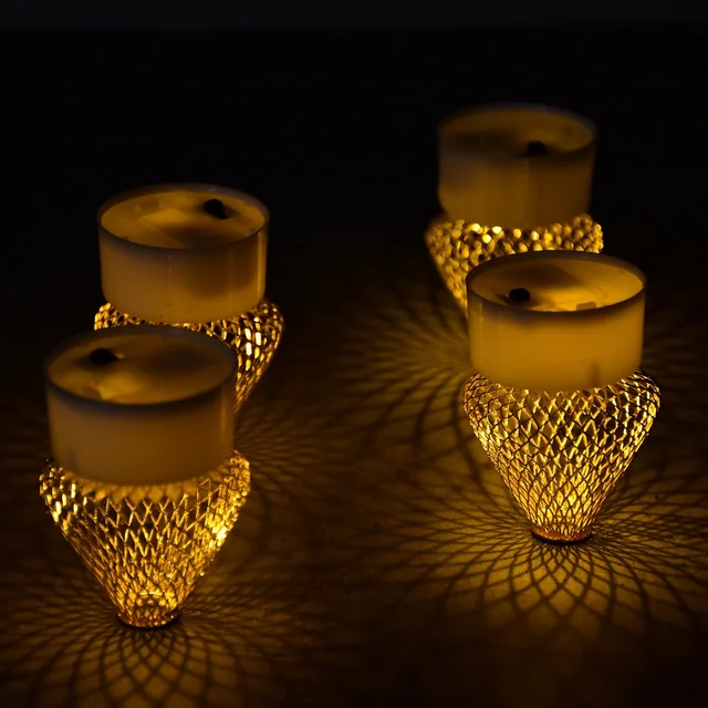 Flameless LED Tea Light Candles 12 Pcs – Safe Home Decor | Styleva