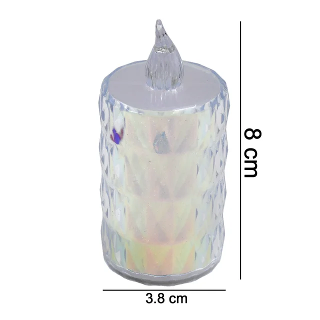Flameless LED Tea Light Candles – 24 Pc Diwali Decor | Indo Glow
