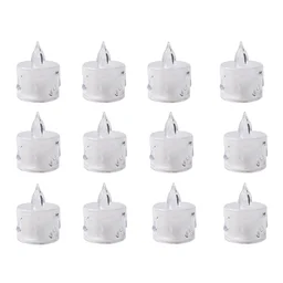 Flameless LED Tealight Candles – Decorative Acrylic | Giftoiza