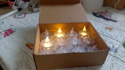 Flameless LED Tealight Candles – Decorative Acrylic | Giftoiza