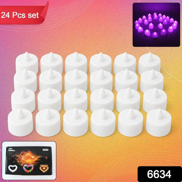 Flameless LED Tealights – Smokeless Decorative Candles | Styleva