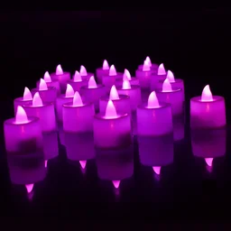 Flameless LED Tealights – Smokeless Decorative Candles | Styleva