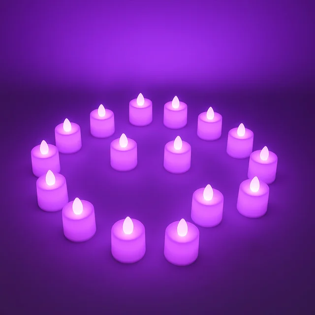 Flameless LED Tealights – Smokeless Decorative Candles | Styleva