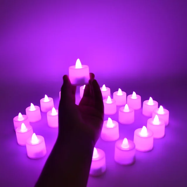 Flameless LED Tealights – Smokeless Decorative Candles | Styleva