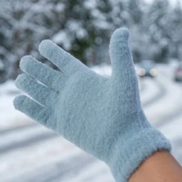 Fleece Winter Gloves – Cozy Full Finger Hand Warmers for Men & Women