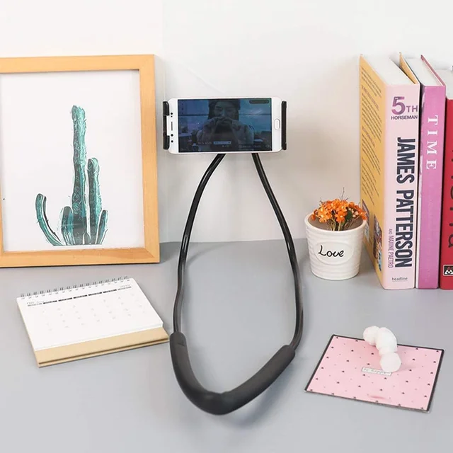 Flexible Neck Phone Holder – 360° Adjustable Lazy Stand |