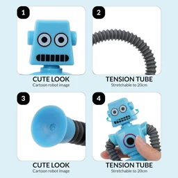 Flexible Robot Magic Spring Toy – Bendable Stretchable Fun for Kids