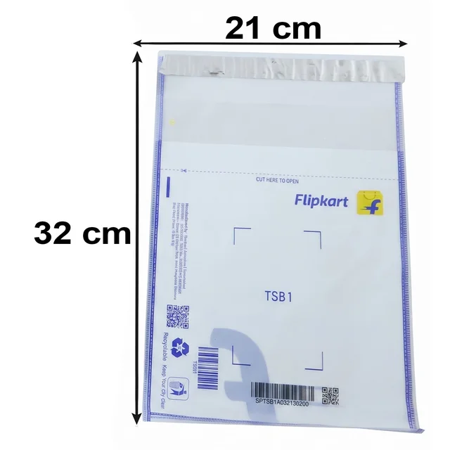 Flipkart Courier Bags 8.5 x 11 Inch Pack of 100 Tamper Proof Polybags (100 Pc)