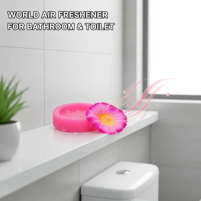 Floral Air Freshener Block – Long-Lasting Scent | Wonder Fresh