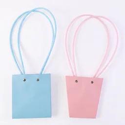 Flower Packaging Bag – Foldable Waterproof Handle for Gifts