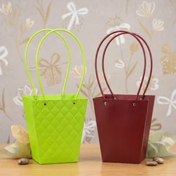 Flower Packaging Bag – Reusable Waterproof Gift Carrier for Bouquets