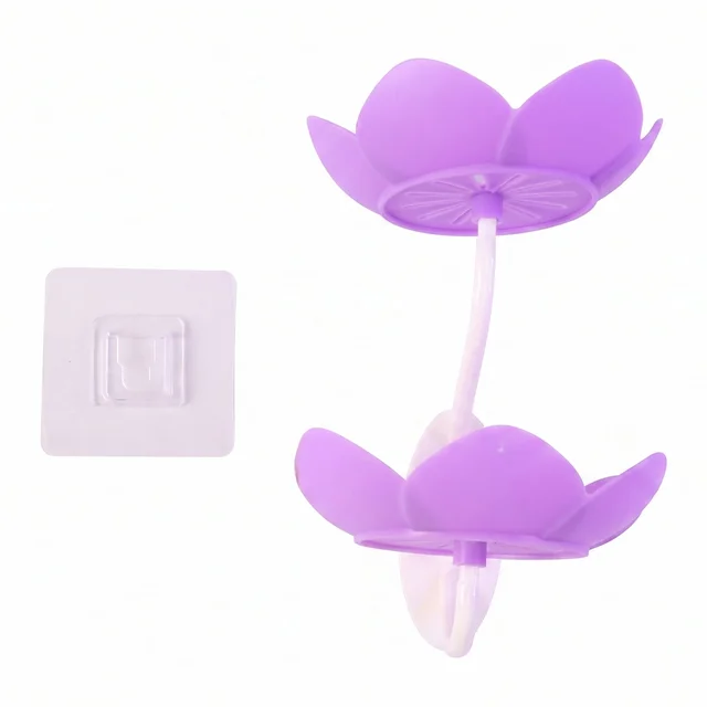 Flower Shape Double Layer Soap Dish – Wall Mount, Self Draining