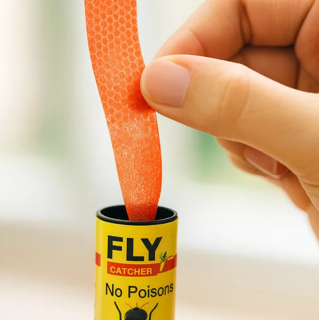 Fly Catcher Sticky Strips Non-Toxic Odorless