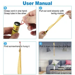 Fly Catcher Sticky Strips Non-Toxic Odorless