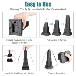 Fly Repeller – Portable Insect-Repelling Fan for Food Safety