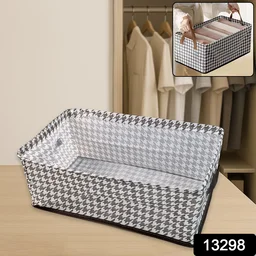 Foldable Canvas Storage Basket – 42x28cm Organizer | Organivo