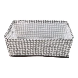 Foldable Canvas Storage Basket – 42x28cm Organizer | Organivo