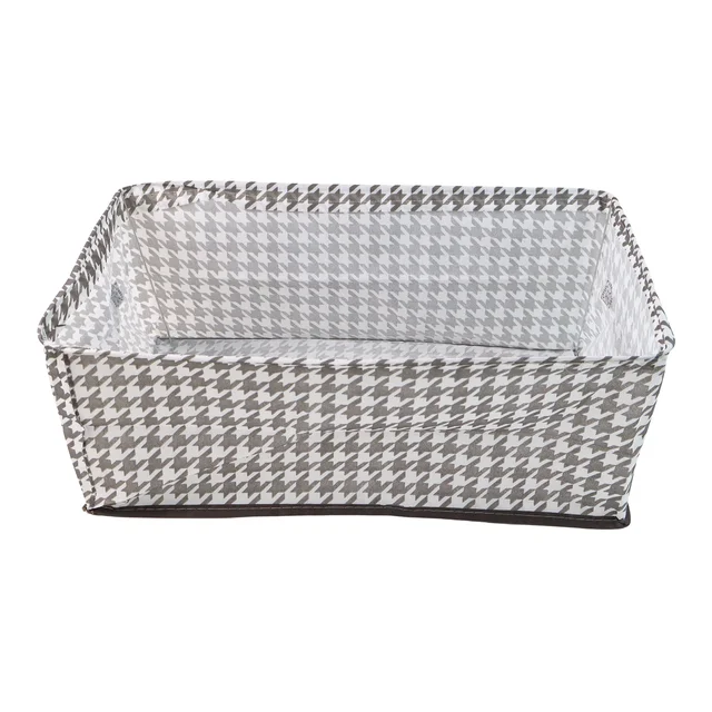 Foldable Canvas Storage Basket – 42x28cm Organizer | Organivo