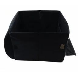 Foldable Car Organizer Box, Front Seat Storage with Fold-Out Armrest Cushion (1 Pc)