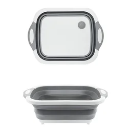 Foldable Chopping Board – 3-in-1 Dish Rack & Washing Bowl | Indo Glow