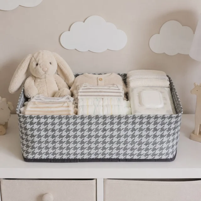Foldable Cloth Organizer Basket – Space-saving Home Storage