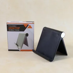 Foldable Desktop Mobile Stand – Compact Hands-Free Phone Holder