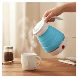 Foldable Electric Kettle – Portable 0.6L Travel Boiler | Siplix