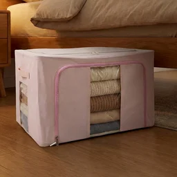 Foldable Fabric Clothes Storage Organizer Box - Space-Saving Design