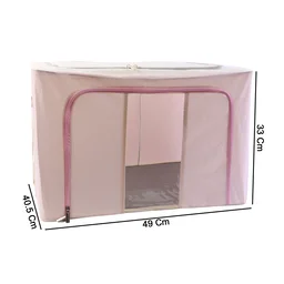 Foldable Fabric Clothes Storage Organizer Box - Space-Saving Design