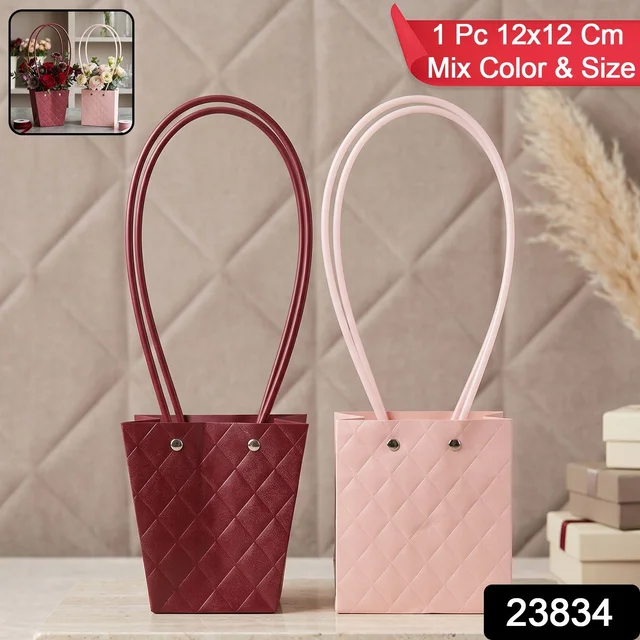 Foldable Flower Packaging Bag – Elegant & Water-Resistant Design