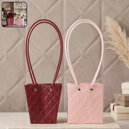 Foldable Flower Packaging Bag – Elegant & Water-Resistant Design