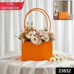 Foldable Flower Packaging Bag – Waterproof & Elegant Handle