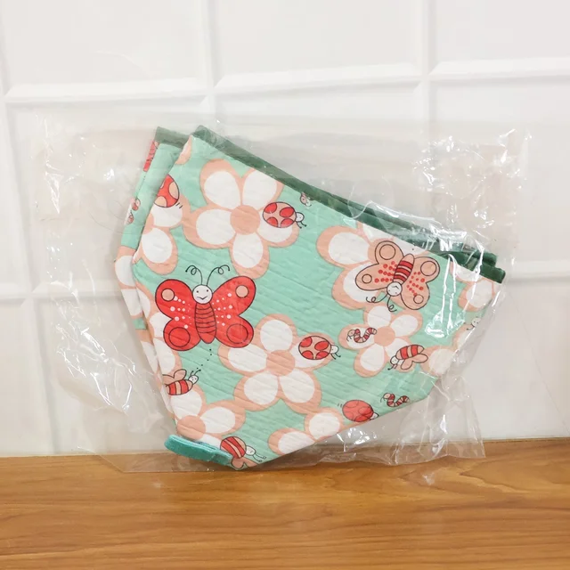 Foldable Food Cover – Reusable Mesh with Butterfly Print
