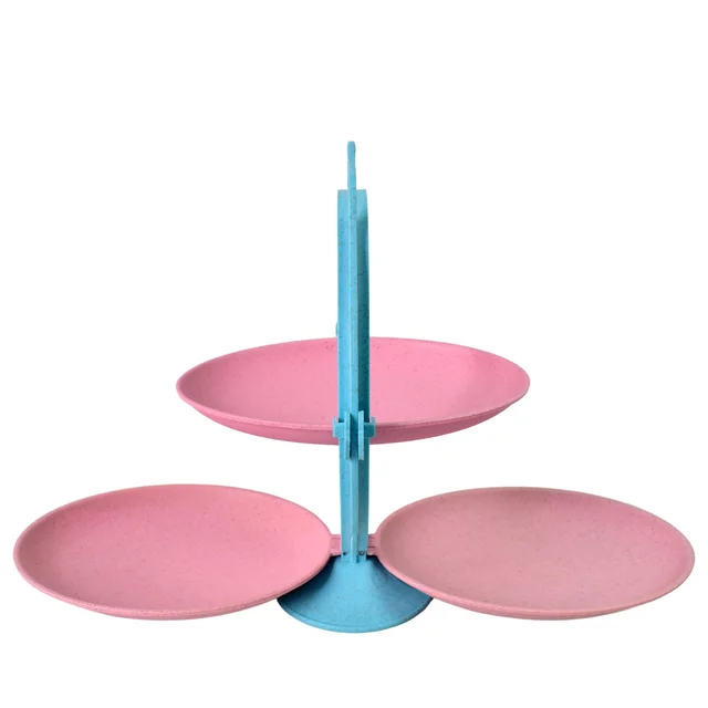 Foldable Fruit Plate – Space-Saving Multi-Use Kitchen Organizer