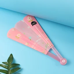 Foldable Hand Fan – Lightweight Floral Print for Portable Cooling